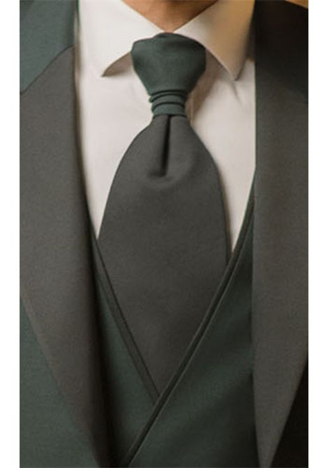 Abito da sposo in lana stretch verde scuro THOMAS PINA | Abiti | COR26.04.910VERDE